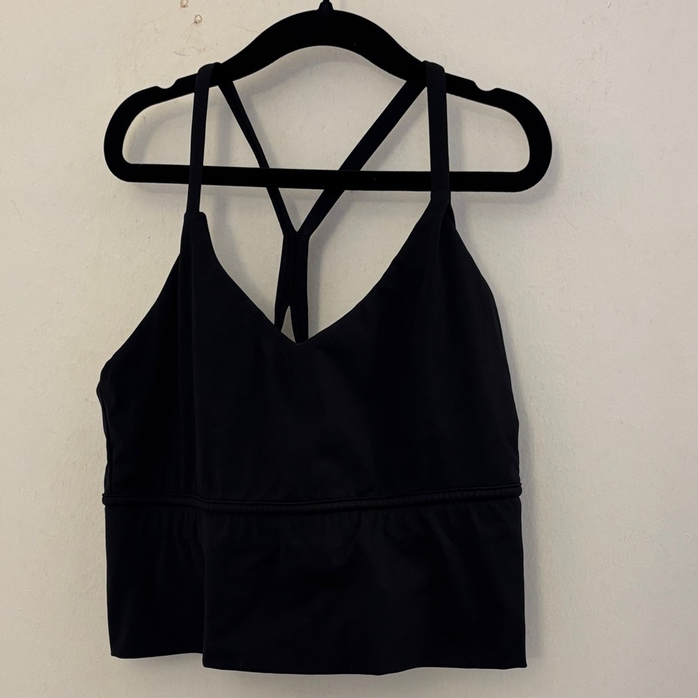 Black Strappy Tank Top